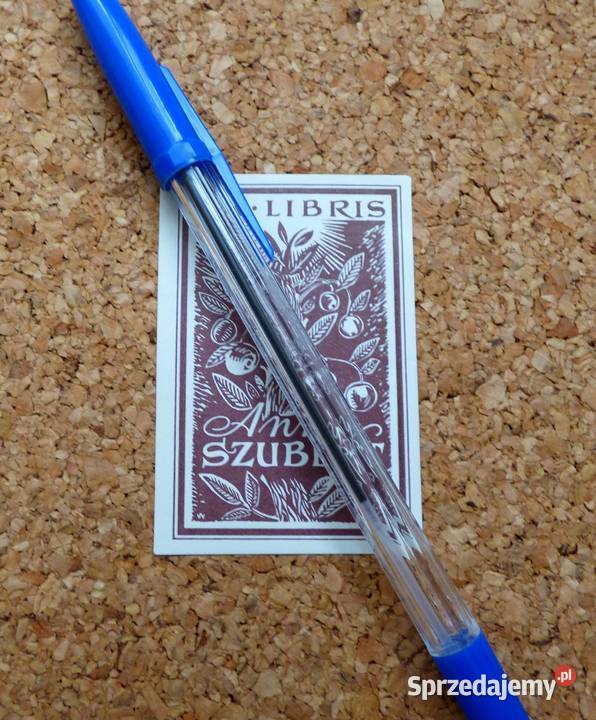 x D Exlibris Anna Szubert krzew borówek Warszawa