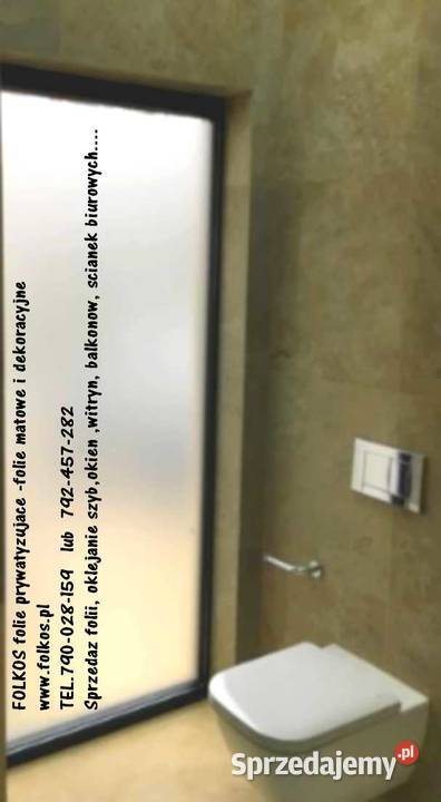 Oklejanie szyb Warszawa Folkos folie do biura sprzedam