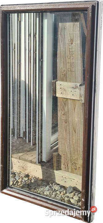 OKNA KacprzaK Witryna 62x125 FIX Używany Orzech