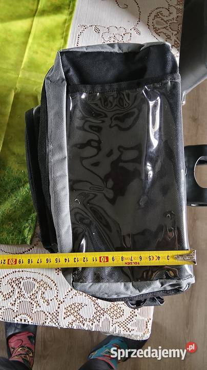 Torba sakwa na rower Półwiosek Lubstowski