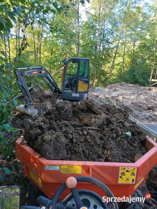 Usługi koparką 75 tony usługi koparką 25 tony Kraków