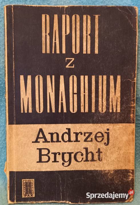 Książka Raport z Monachium A Brycht Warszawa