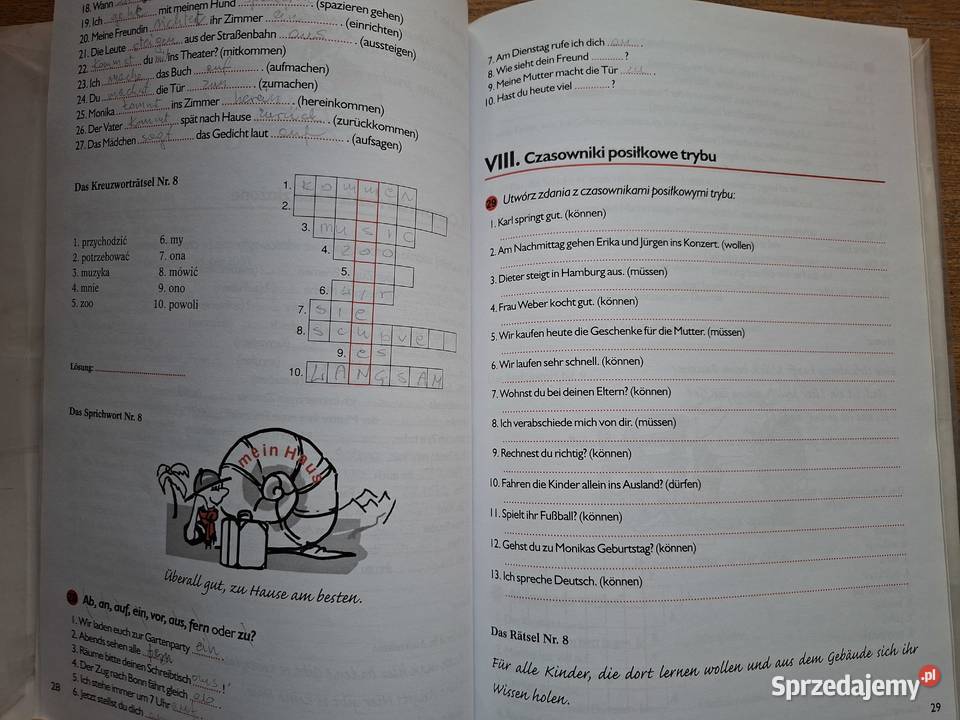 Sprawdziany 46 język niemiecki uczniów szk podst Rok wydania 2001 Kraków