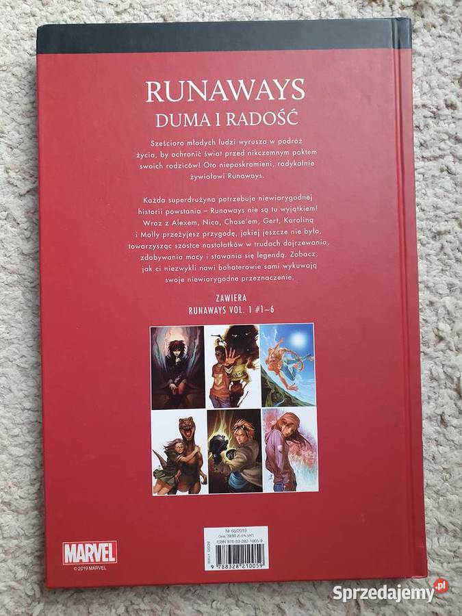 Superbohaterowie Marvela Runaways Duma i Radość Gdynia