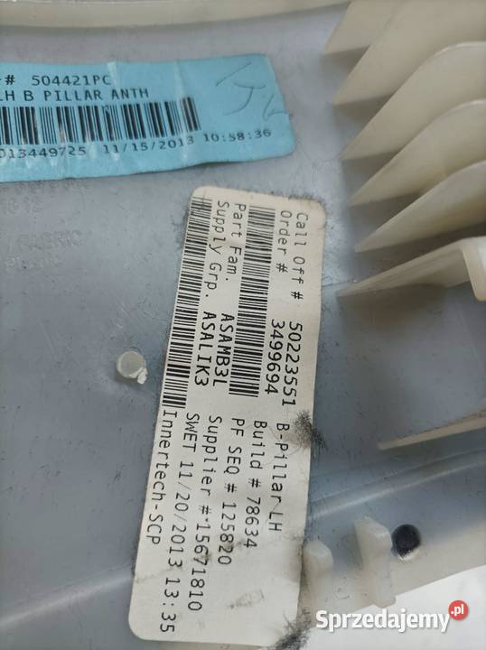 OSŁONA SŁUPKA B LEWA PRAWA KOMPLET MPAKIET Bmw