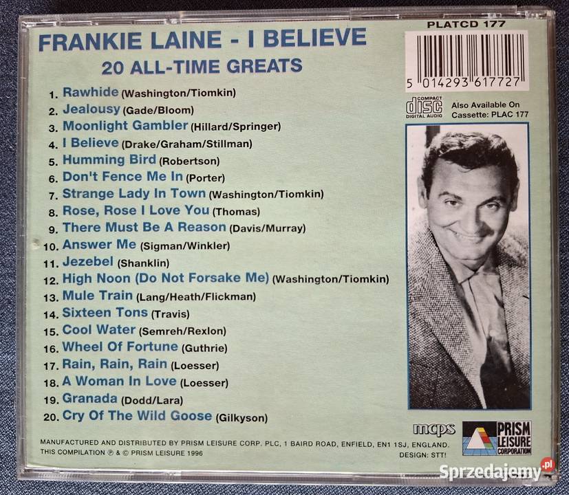 Frankie Laine I believe CD