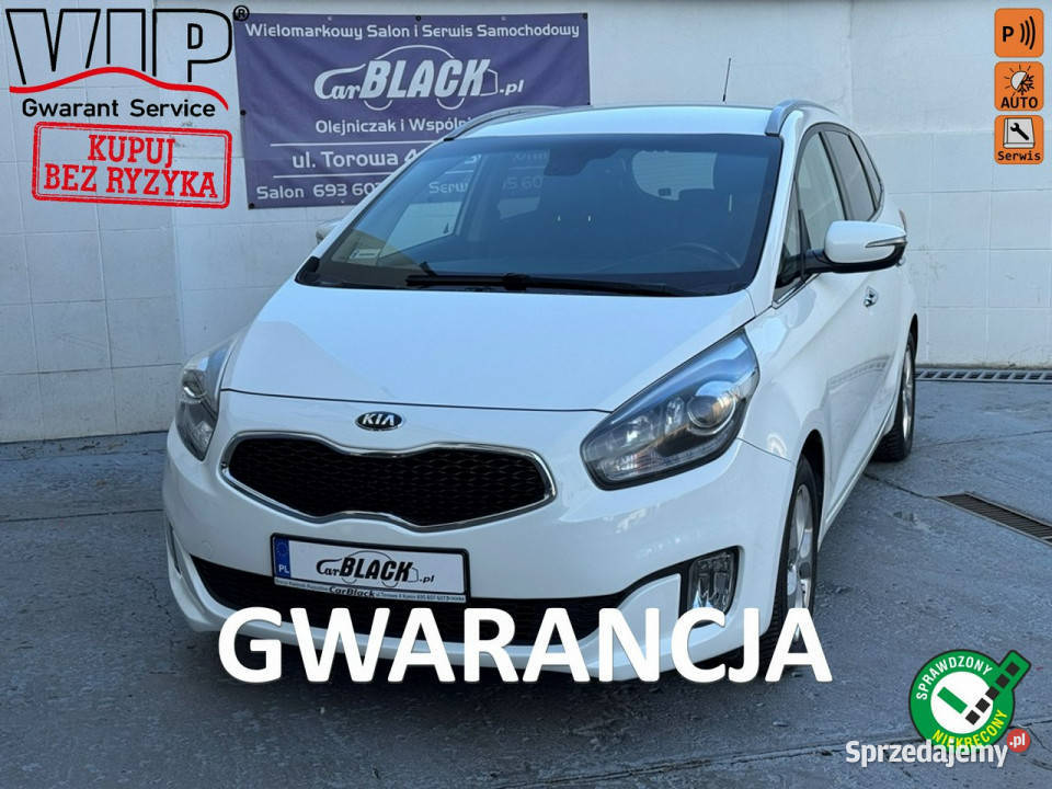 Kia Carens Pisemna Gwarancja 12 miesięcy IV 2013 1591cm3 wielkopolskie Konin