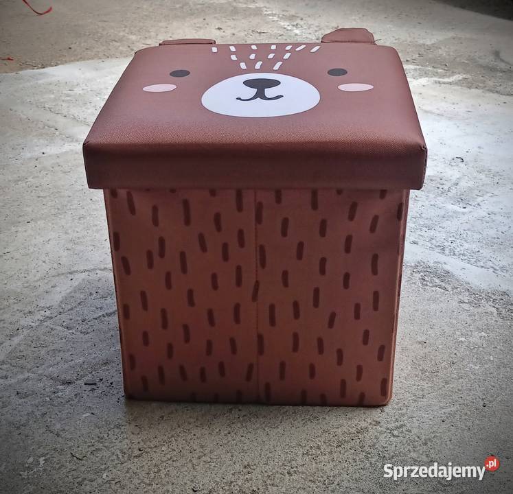 Pufa miś do pokoju dziecięcego ze schowkiem lubuskie Gorzów Wielkopolski