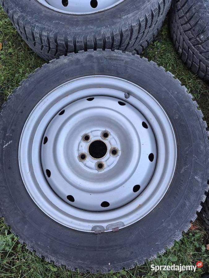 4 sztuki stalowych koł z oponami Pabianice