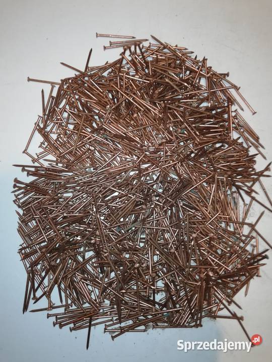 Gwoździe miedziane 35 1200 sztuk Warszawa