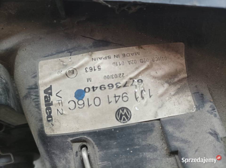 LAMPA PRZÓD PRAWA 1J1941016C VW Volkswagen Golf sprzedam