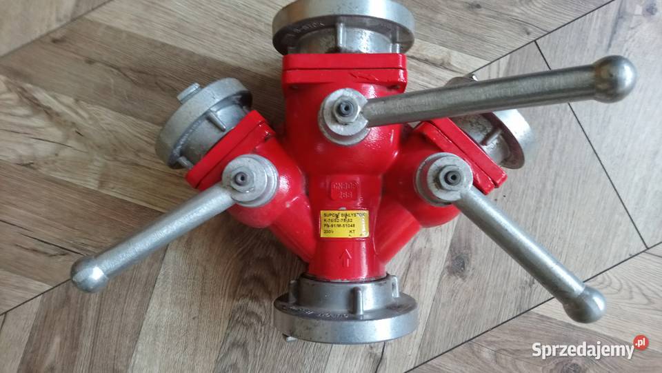 Zawór strażacki kulowy potrójny Żarów sprzedam