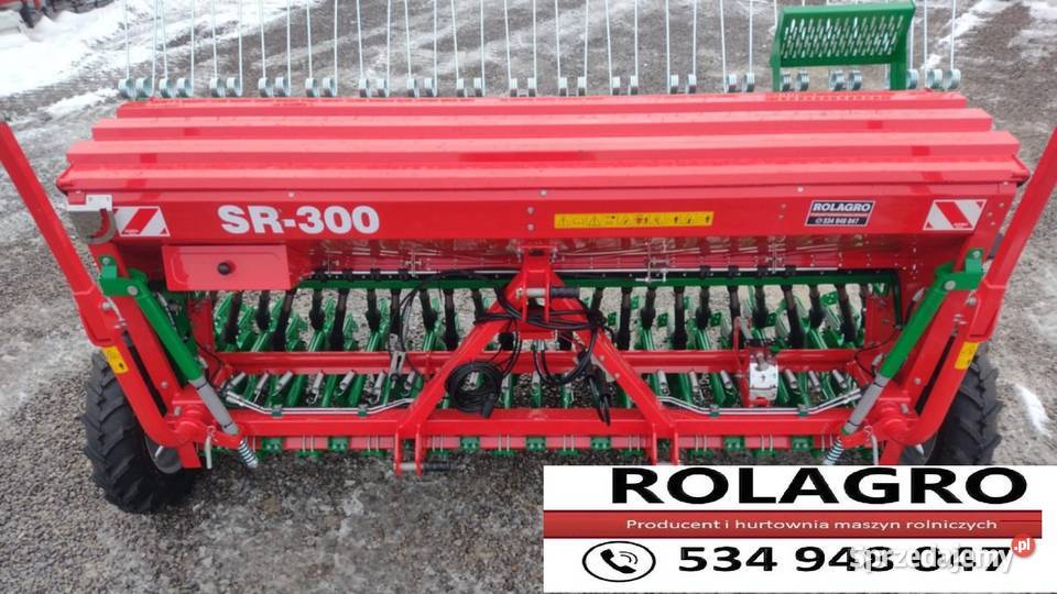 AGROMASZ Siewnik zbożowy stopkowy 25 30 Maszyny rolnicze