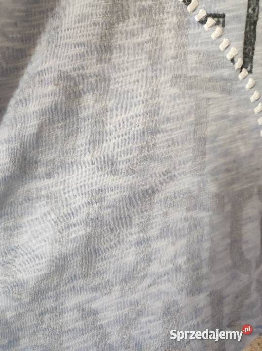 włoska bluzka koszulka top italy tshirt nadruk Bluzki i koszule