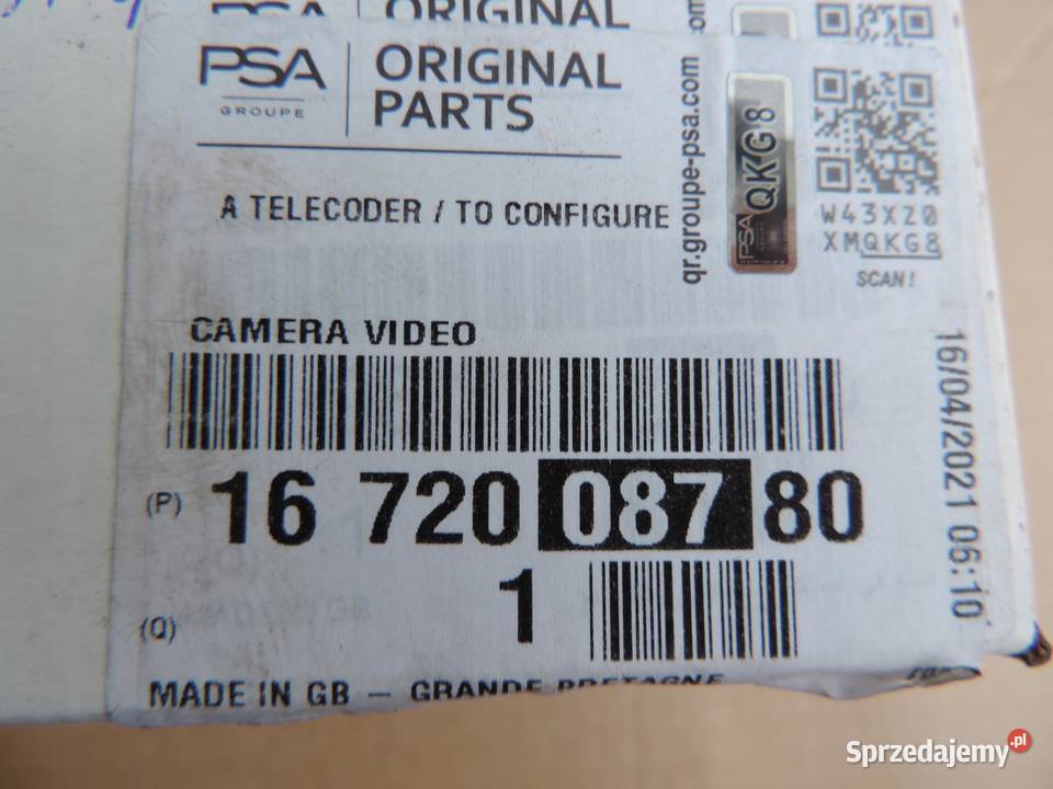 KAMERA ASYSTENT PASA OPEL GRANDLAND NOWA osobowe