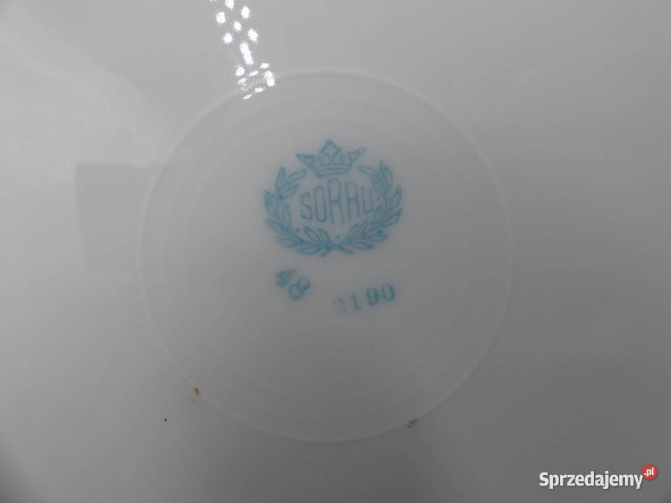 Komplet śniadaniowy Sorau Żary piękne reliefy Poznań
