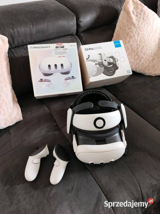 Meta Quest 3 512 GB BOBOVR S3 Pro Strap z Międzylesie sprzedam