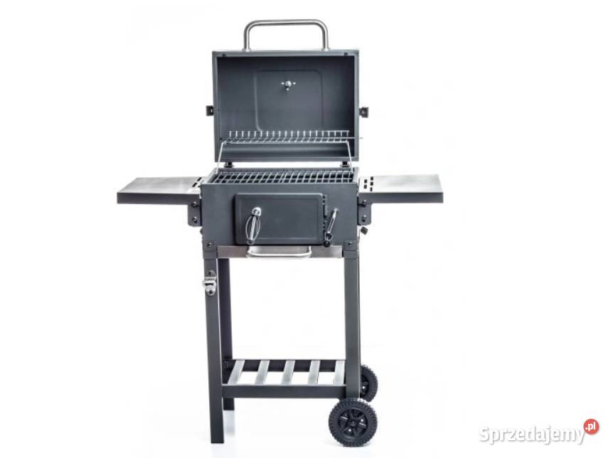 GRILL OGRODOWY WĘGLOWY KORBA POKRYWA POPIELNIK