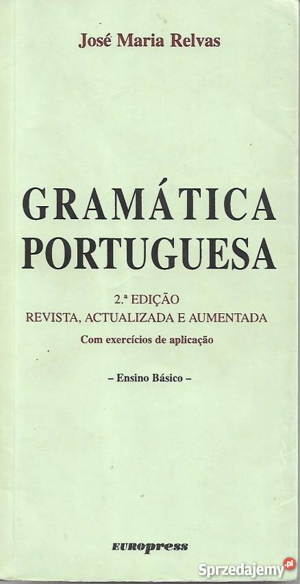 GRAMATICA PORTUGUESA RELVAS MARIA JOSE Elbląg