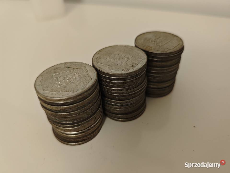 Srebrne monety PRL 48 sztuk jako inwestycja Przebieczany