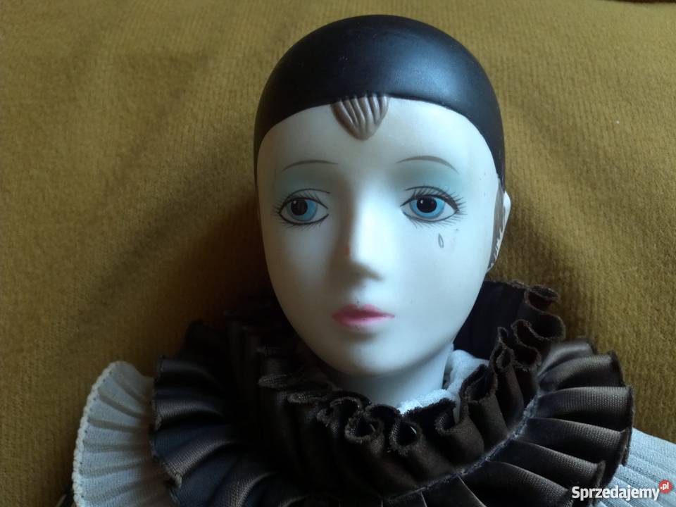 Pierrot lalka porcelanowa Kolekcje Dąbrowa Górnicza