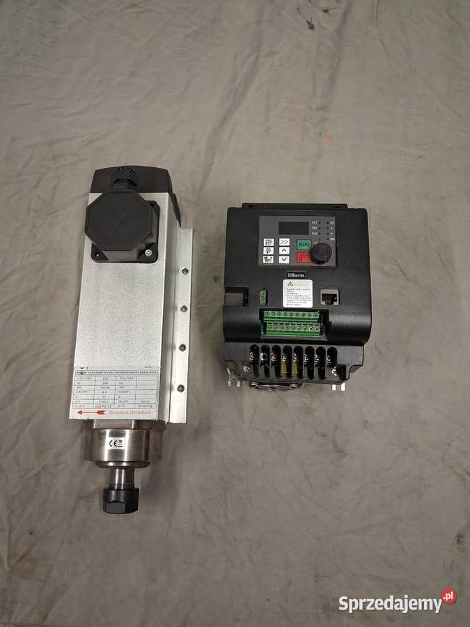Elektrowrzeciono z falownikiem 4kw er20 cnc Kąty Wrocławskie