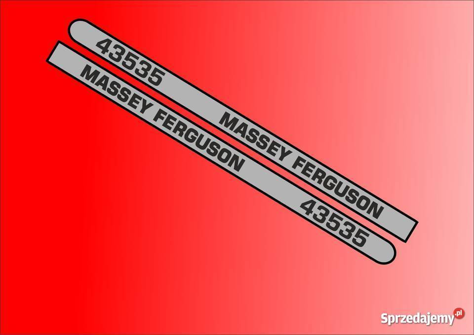 naklejki massey ferguson 43535 Jeżewo sprzedam