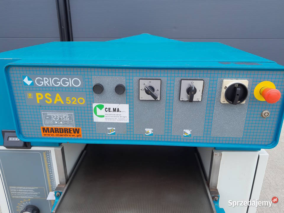 Grubościówka strugarka GRIGGIO PSA 520 624 Produkcja Naprawa