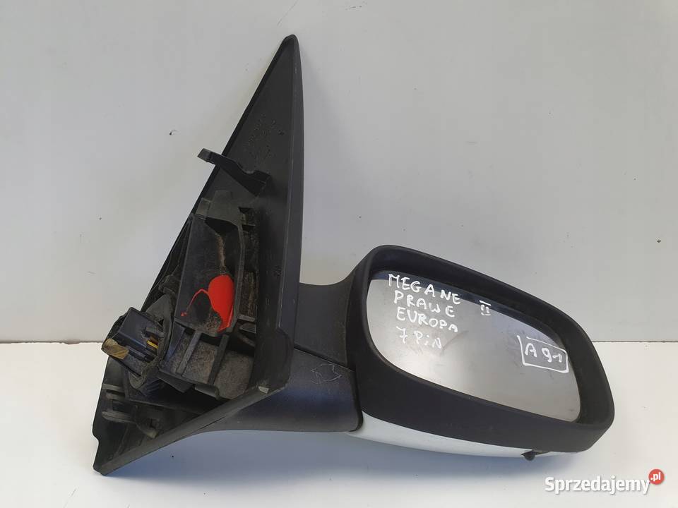 LUSTERKO PRAWE PASAŻERA Renault Megane II 7 PIN Motoryzacja Rudka