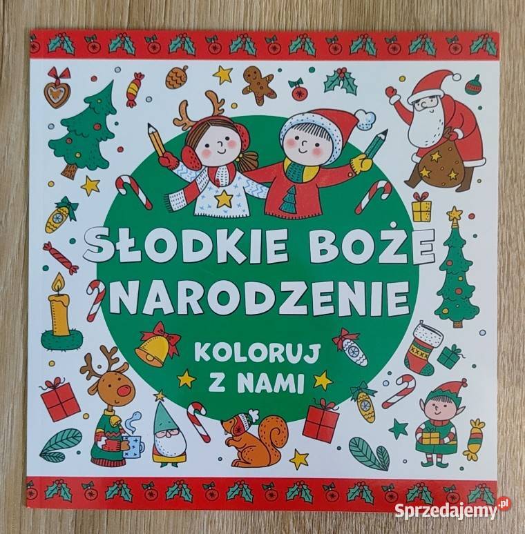 Słodkie Boże Narodzenie Koloruj z nami ISBN 9788368033649 Kultura i Rozrywka Warszawa