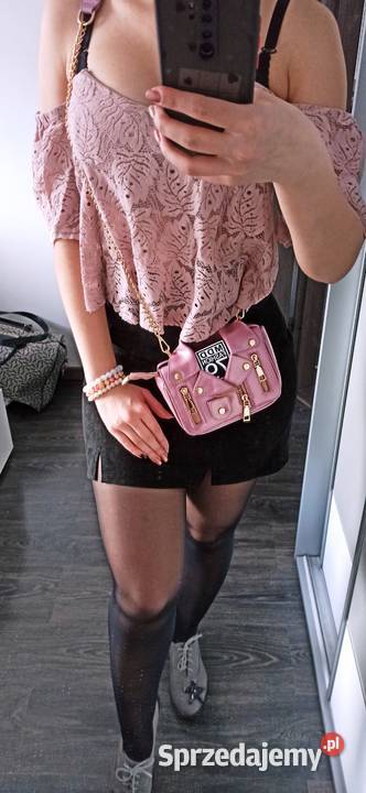 Różowa torebka skórzana kurtka TANIO Warszawa