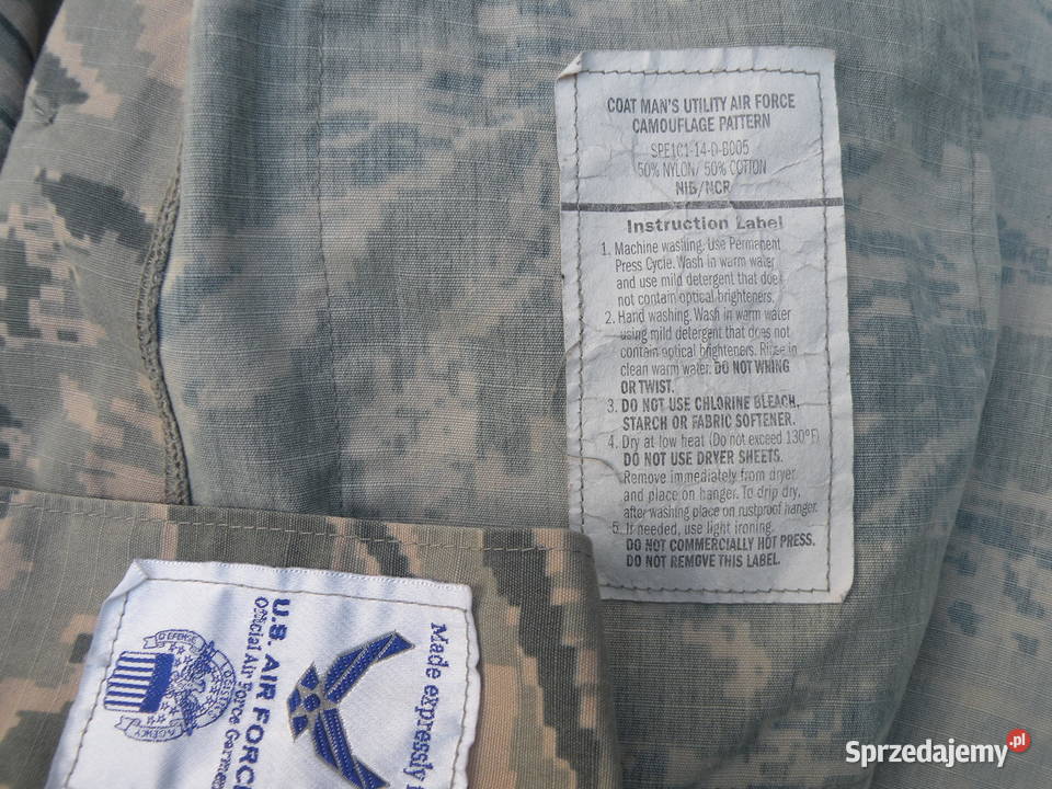 Bluza USAF ABU tiger stripes 44R ripstop Wrocław