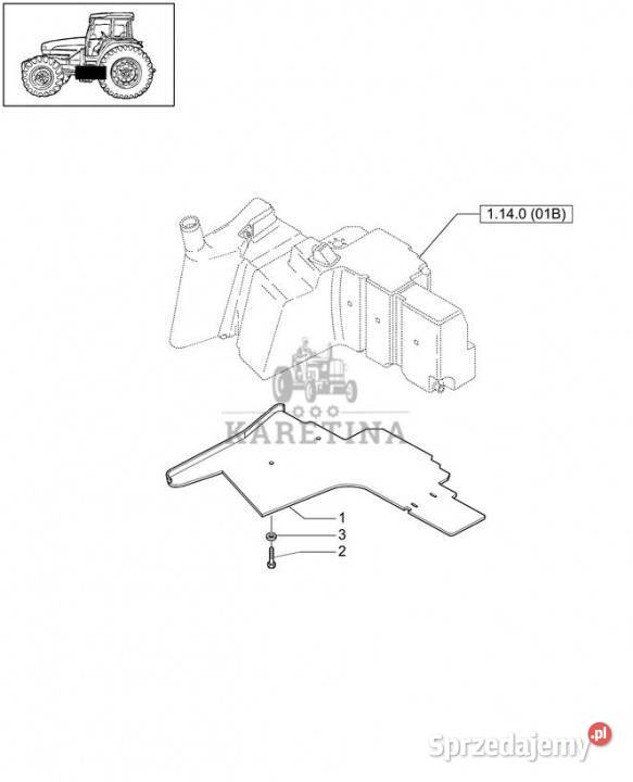Holland T6010 Osłona 82037141 Jastrzębniki