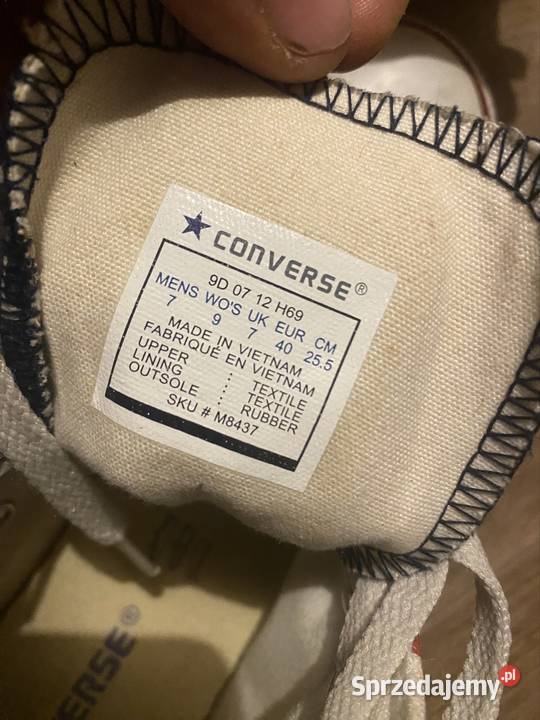 Buty Converse USA 40 255 wkładka czarny Złotniki