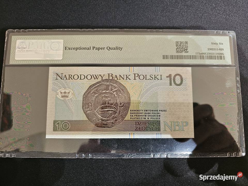 10 złotych 1994 GO PMG66 Wrocław sprzedam