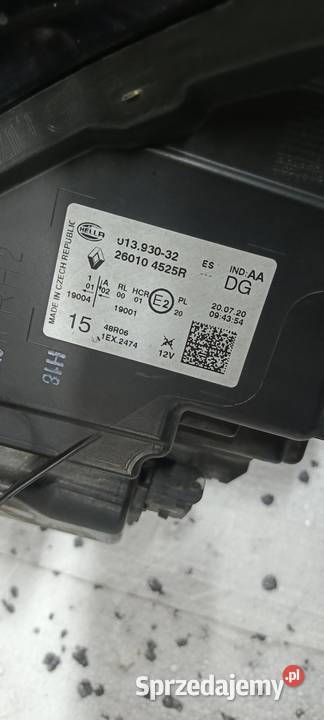 Lampy renault captur II Lampy przednie