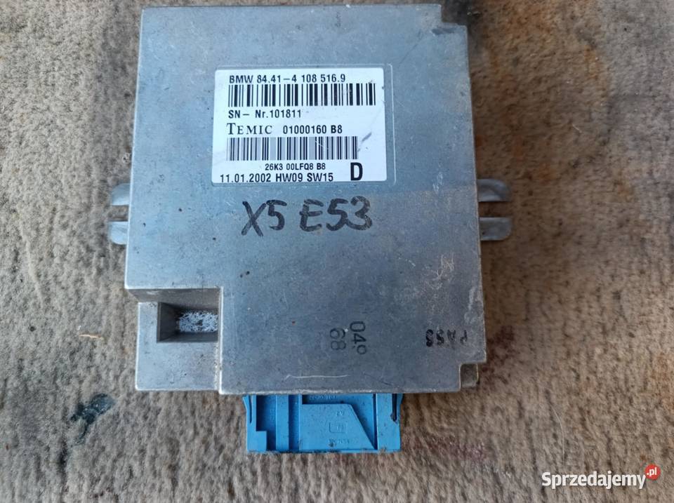 BMW X5 E53 moduł Temic 844141085169 aktualne IV