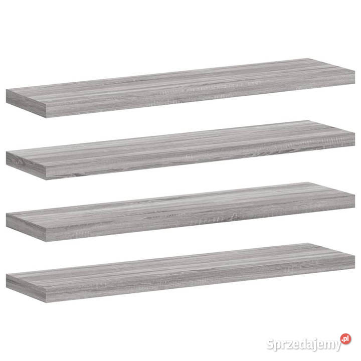 Półki ścienne 4 szary dąb sonoma 40x10x15 sprzedam