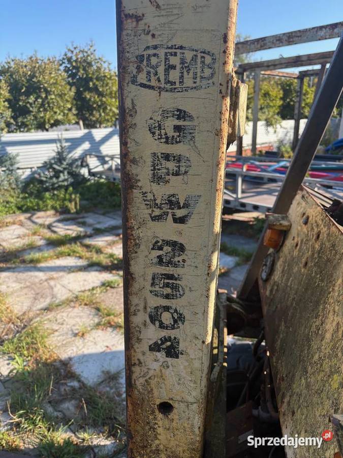 Wózek widlak ZREMB GPW 2504 Pozostałe śląskie