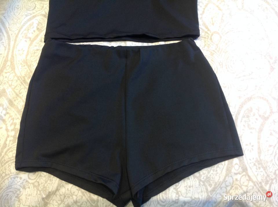 Komplet Czarny Damski LOVERY S Top Szorty NOWY Rozmiar 36(S) Nowa Sól sprzedam