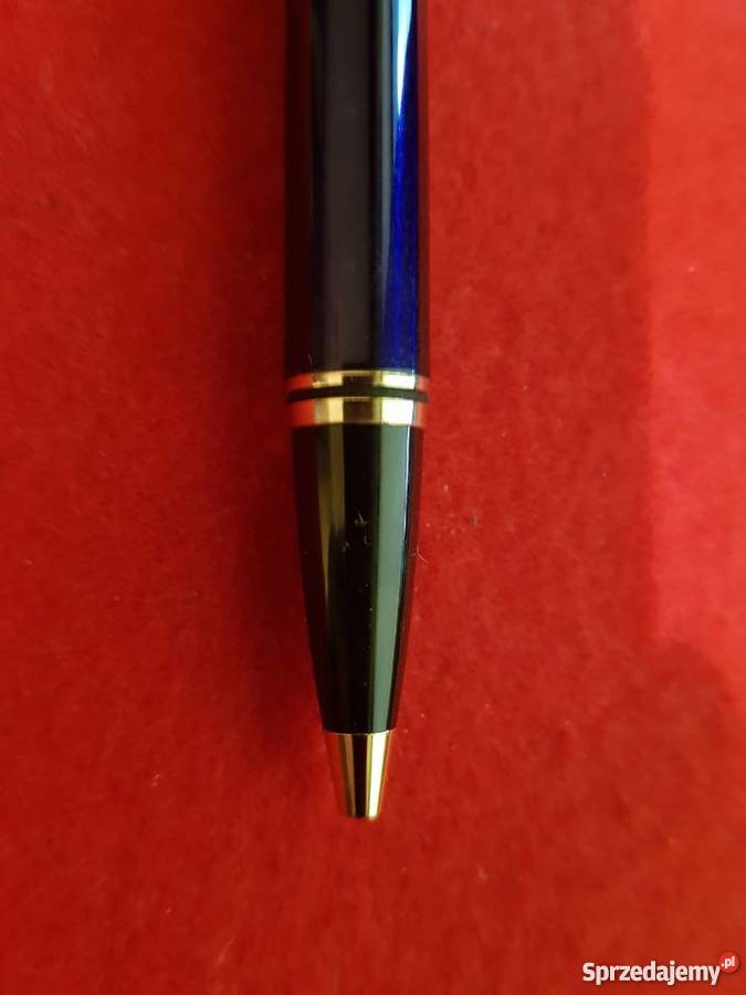 Piękny kobaltowy długopiszłoto unikat sprzedam