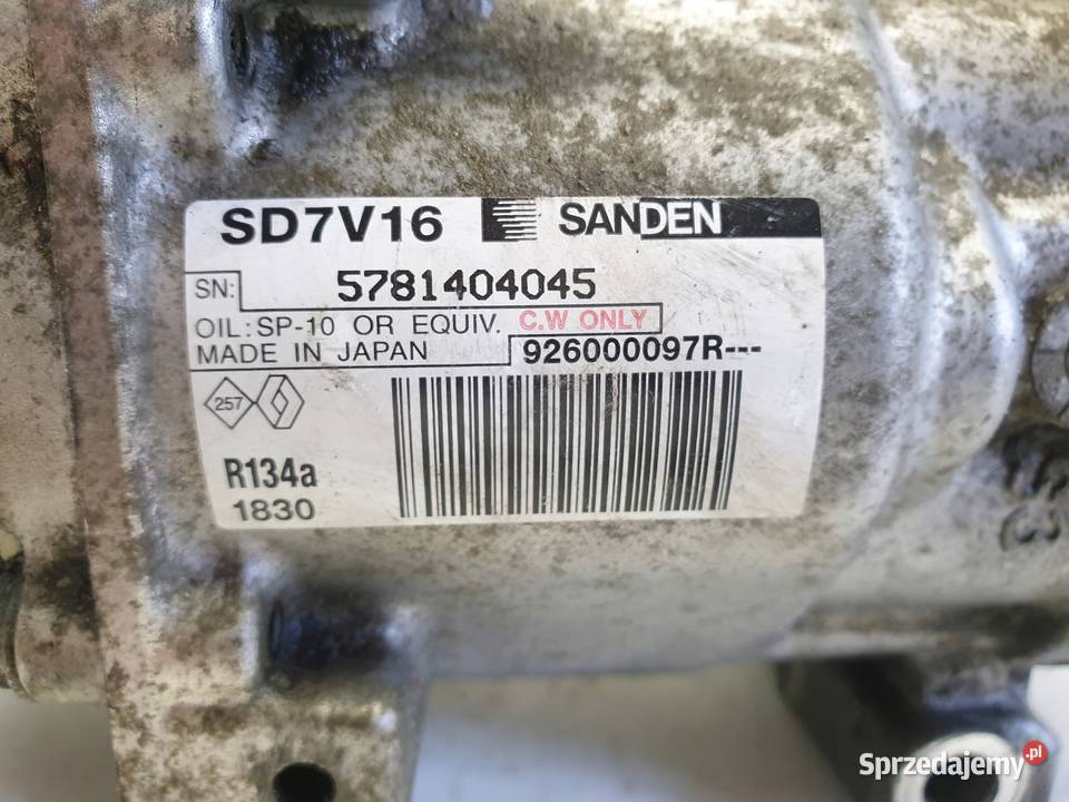 SPRĘŻARKA KLIMATYZACJI Dacia Sandero I 12 16V Chełm