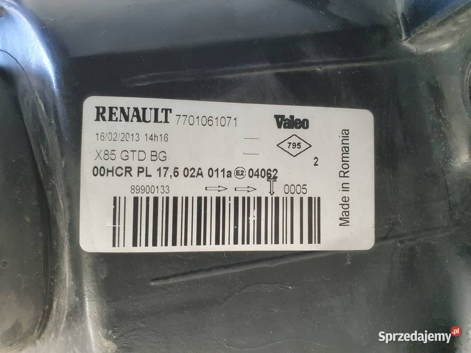 LAMPA LEWA Renault Clio III PRZEDNIA lewy przód lubelskie Chełm