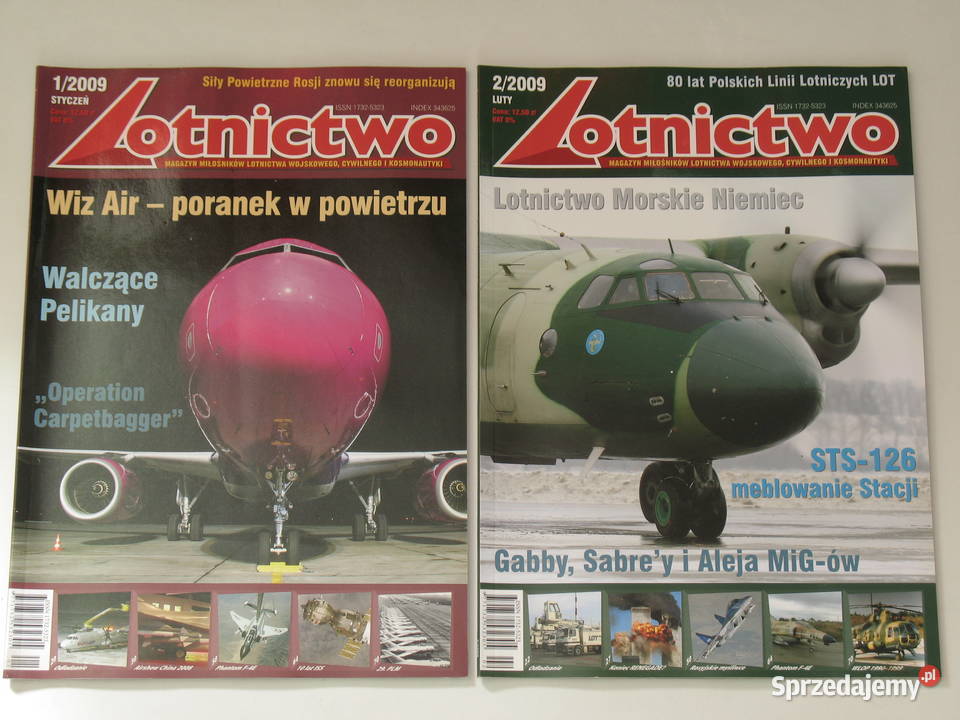 Lotnictwo numery 13 i 57 rocznik 2009 małopolskie Kraków