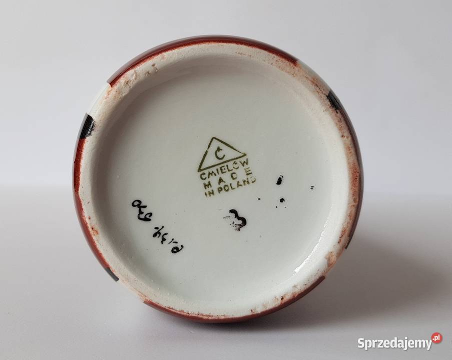 Sygnowany porcelanowy wazon LIDIA Ćmielów
