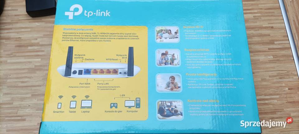 Router bezprzewodowy TPLINK TLWR841N router