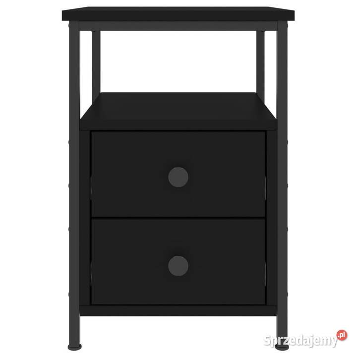 Szafka nocna czarna 34x355x50 materiał mazowieckie