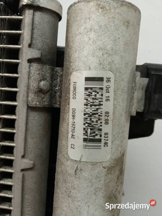 CHŁODNICA WODY KLIMATYZACJI INTERCOOLER 15 B osobowe sprzedam