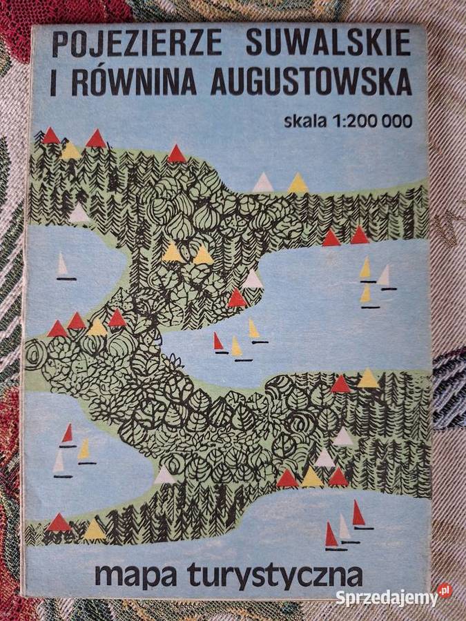 Pojezierze Suwalskie i Równina Augustowska 1200 Mapy i przewodniki Kraków