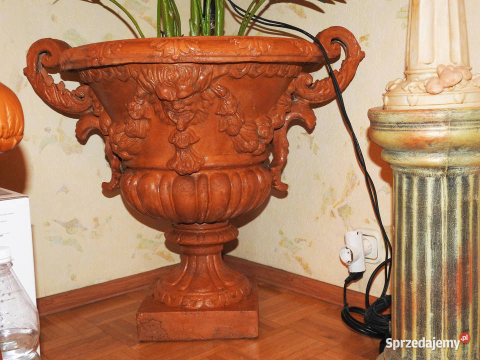 Donica ogrodowa z terakoty antyk Fornace Masini Przemyśl